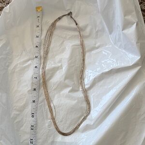 Multi-Strand Silver Necklace - Elegant Layered Design